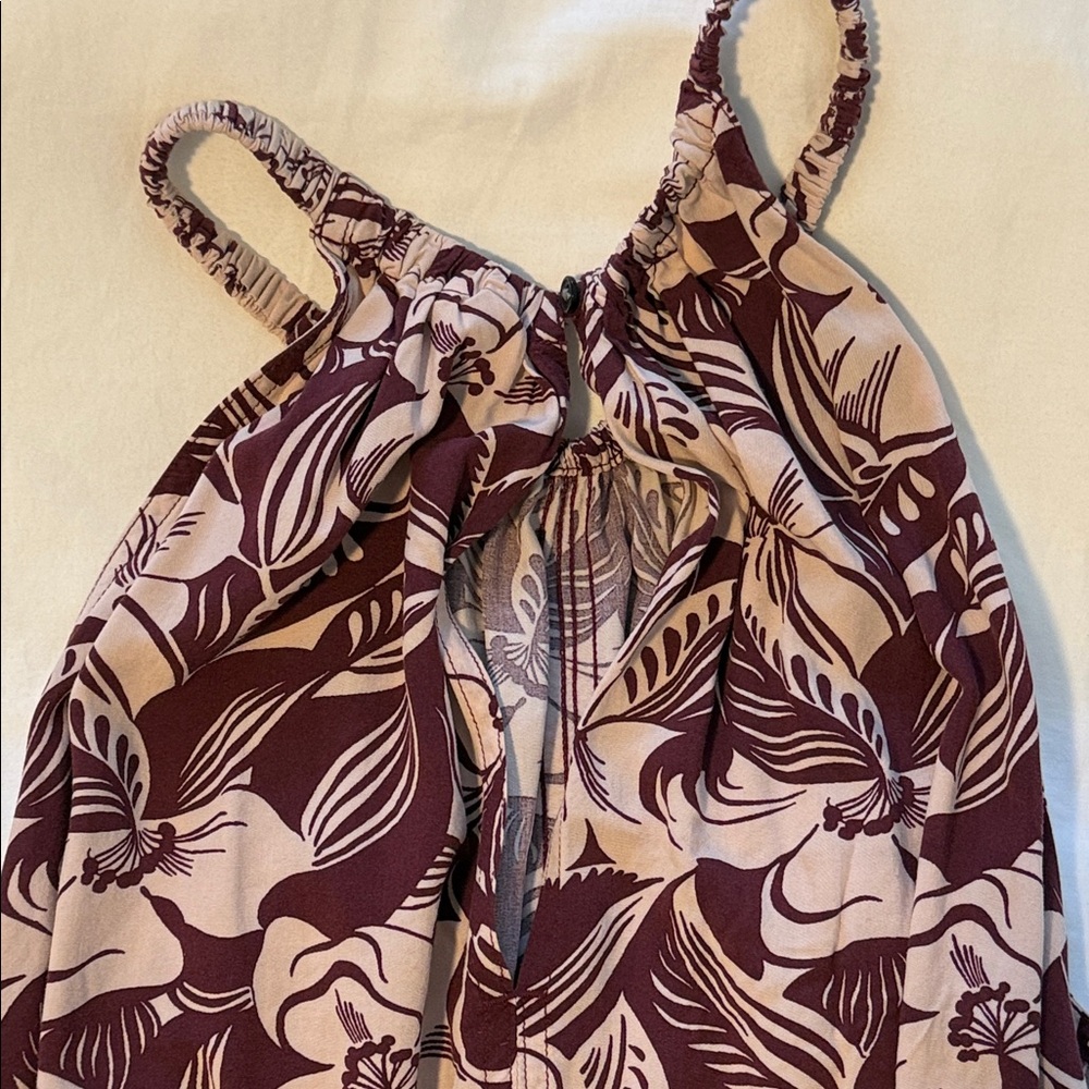 GAP Floral Halter Romper Size Large - Picture 9 of 9